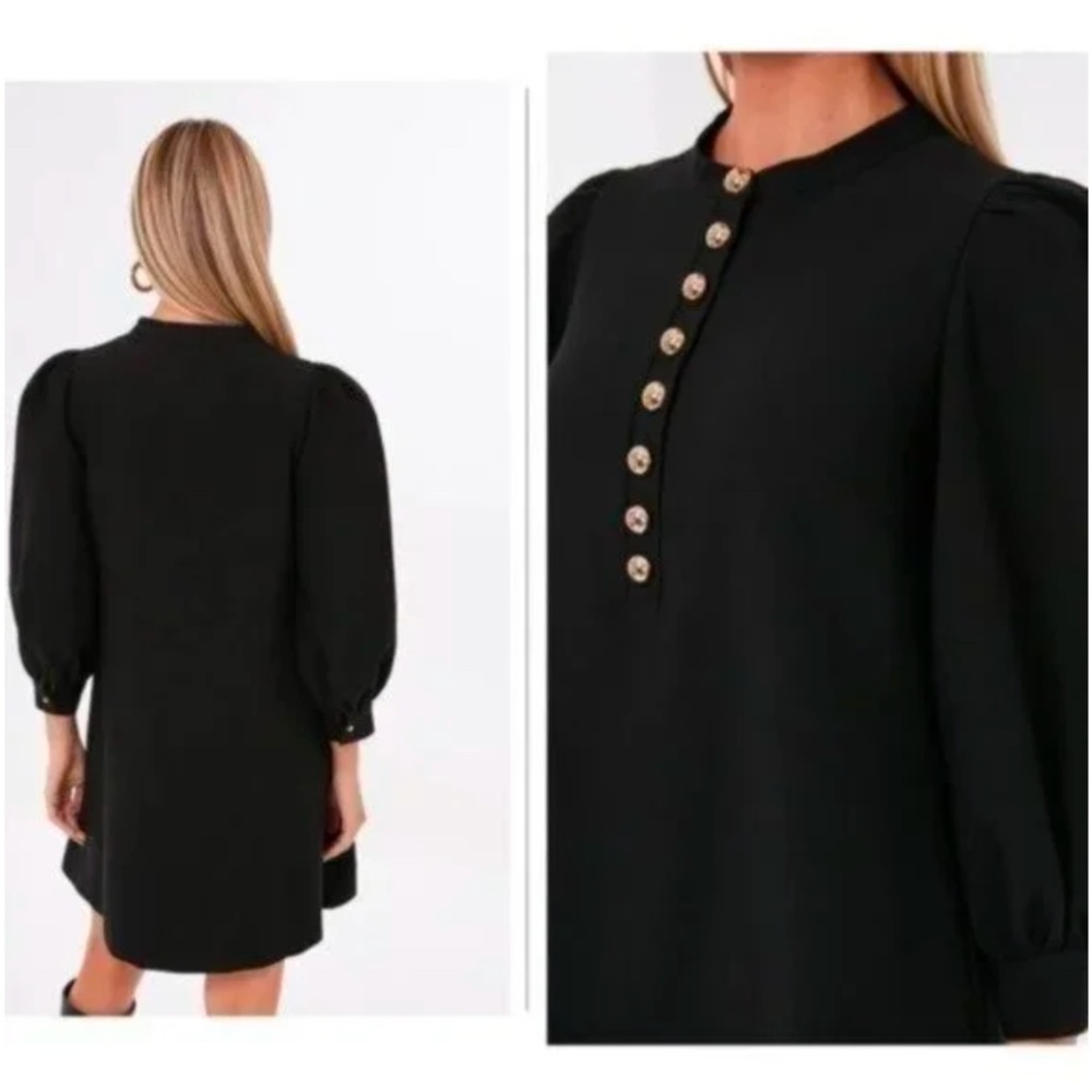 POMANDER PLACE  Black Samantha Dress
